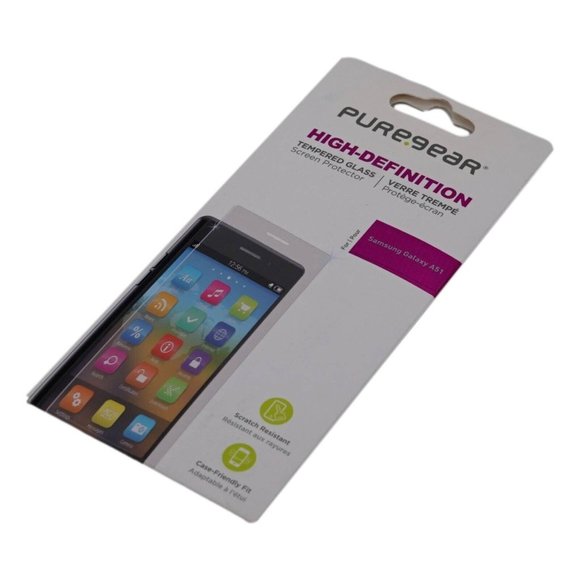 Pure Gear High Definition Tempered Glass for Samsung Galaxy A51  New - Picture 4 of 5